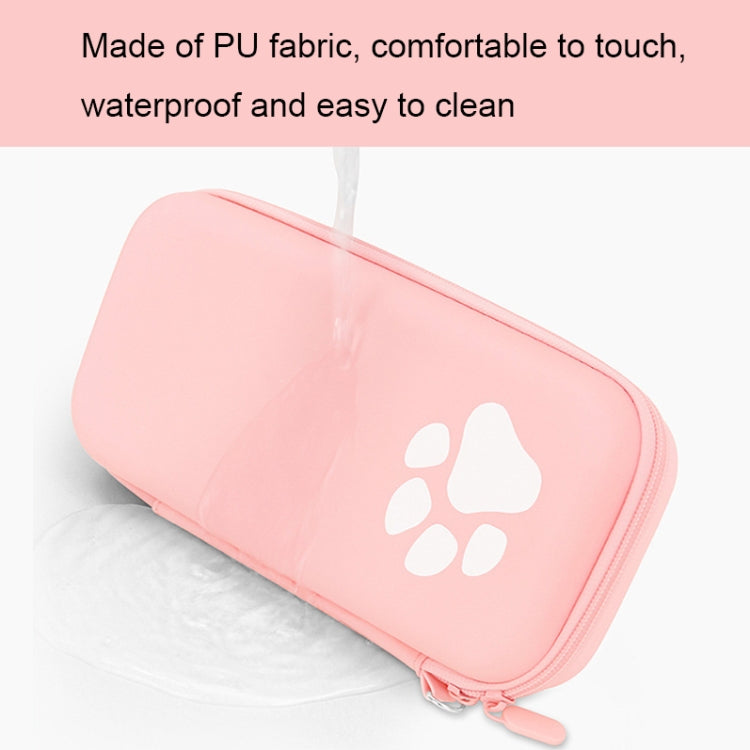 Baona BN-F005 กระเป๋าเก็บของคอนโซลลายตีนแมว, For Switch (Pink), For Switch (Green), For Switch (Gradient Color)