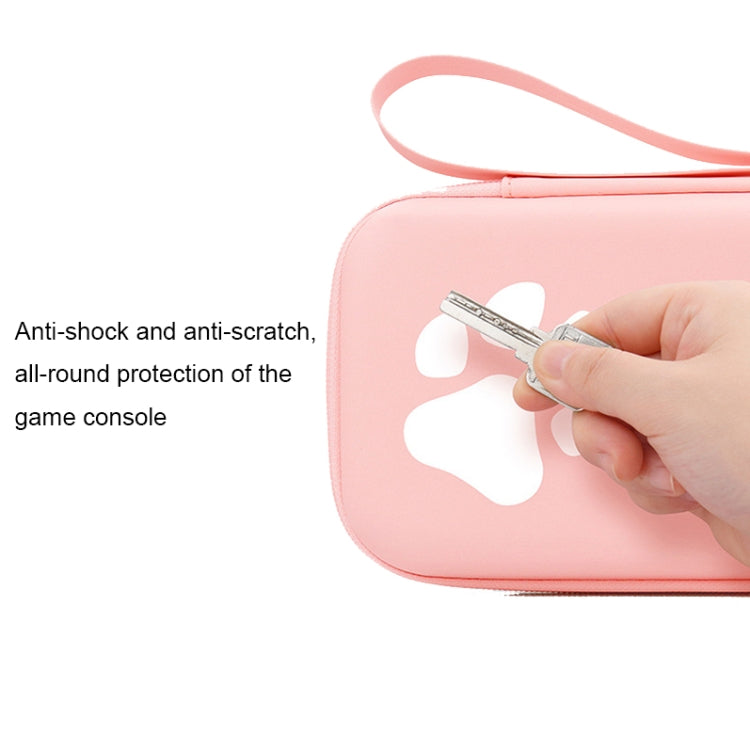 Baona BN-F005 กระเป๋าเก็บของคอนโซลลายตีนแมว, For Switch (Pink), For Switch (Green), For Switch (Gradient Color)