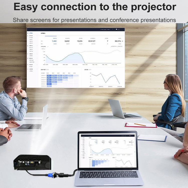 HDMI หญิงเป็นชาย VGA พร้อมอะแดปเตอร์เสียงจอภาพคอมพิวเตอร์ทีวีโปรเจคเตอร์แปลง, สีขาว, สีทอง, สีดำ