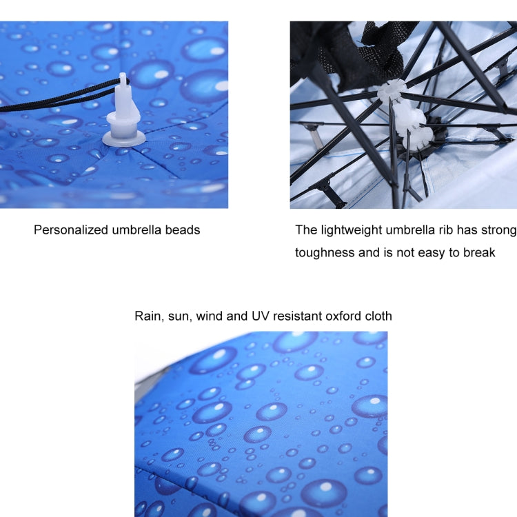 หมวกร่มตกปลาสองชั้นกันแดดกลางแจ้งและหมวกร่มพับกันฝน, 95 Blue (Elastic Band), 95 Silver (Elastic Band), 95 Blue (Rubber Sleeve), 95 Silver (Rubber Sleeve), 80 Blue, 80 Camellia, 95 Blue Vinyl (Rubber Sleeve), 95 Camellia Vinyl (Rubber Sleeve)           ...