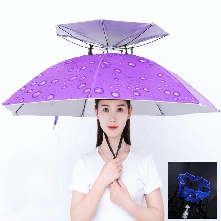 หมวกร่มตกปลาสองชั้นกันแดดกลางแจ้งและหมวกร่มพับกันฝน, 95 Blue (Elastic Band), 95 Silver (Elastic Band), 95 Blue (Rubber Sleeve), 95 Silver (Rubber Sleeve), 80 Blue, 80 Camellia, 95 Blue Vinyl (Rubber Sleeve), 95 Camellia Vinyl (Rubber Sleeve)           ...
