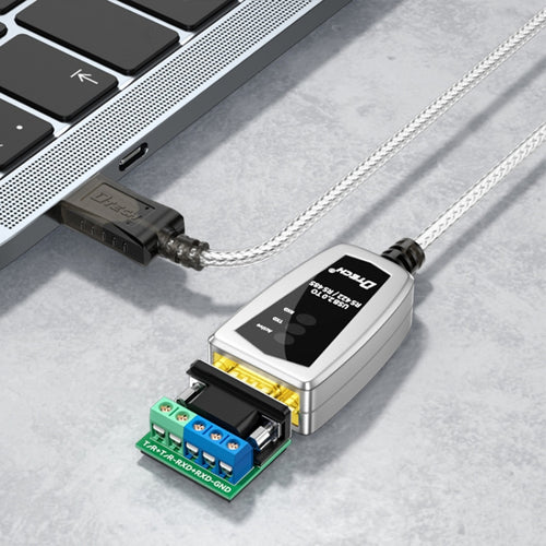 DTECH DT-5119 0.5m USB เป็น RS485/422 Industrial Converter Serial Line Communication Adapter, DT-5119 0.5m