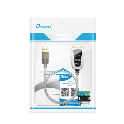 DTECH DT-5119 0.5m USB เป็น RS485/422 Industrial Converter Serial Line Communication Adapter, DT-5119 0.5m