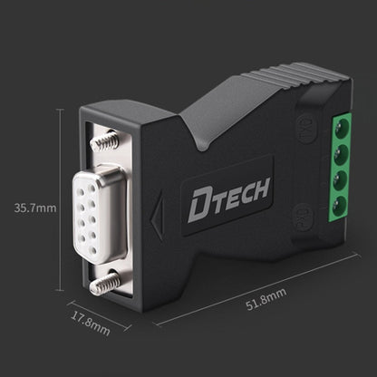 DTECH DT-9001 เกรดอุตสาหกรรม ป้องกันฟ้าผ่าและไฟกระชาก RS232 เป็น 485 Converter, DT-9001