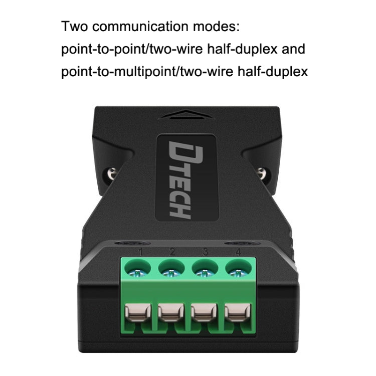 DTECH DT-9001 เกรดอุตสาหกรรม ป้องกันฟ้าผ่าและไฟกระชาก RS232 เป็น 485 Converter, DT-9001