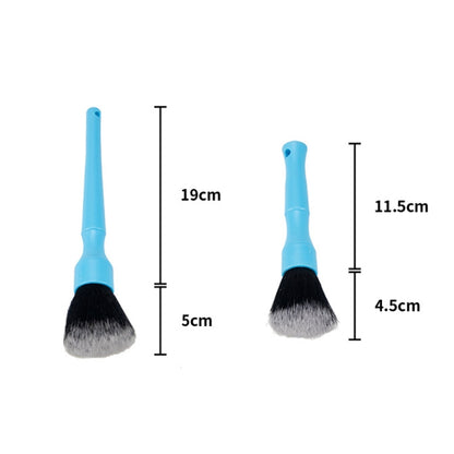 รายละเอียดรถ 4 ชิ้นแปรงขนนุ่มภายในแปรงทำความสะอาดซอกซอนสไตล์:, Short Black Handle, Long Black Handle, Short Red Handle, Long Red Handle, Short Blue Handle, Long Blue Handle