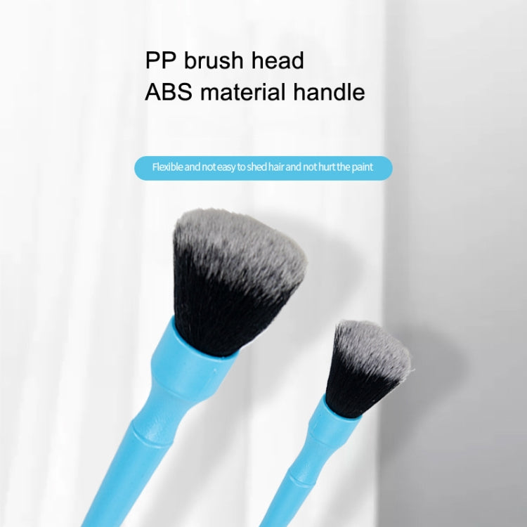 รายละเอียดรถ 4 ชิ้นแปรงขนนุ่มภายในแปรงทำความสะอาดซอกซอนสไตล์:, Short Black Handle, Long Black Handle, Short Red Handle, Long Red Handle, Short Blue Handle, Long Blue Handle