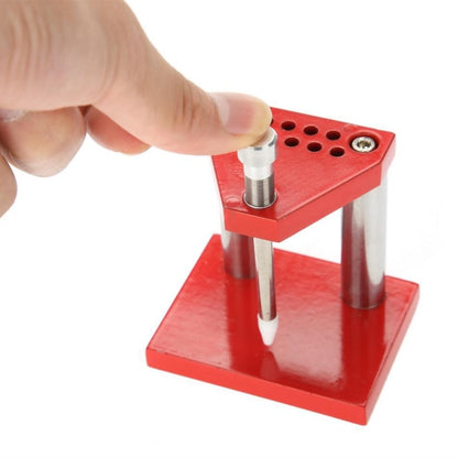Watch Hand Plunger Puller Remover พร้อมชุดแม่พิมพ์พลาสติก 9 ชิ้น, Single Needle Pressure Needle
