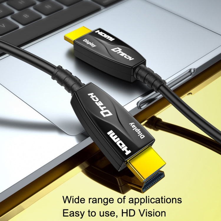 DTECH HDMI 2.0 เวอร์ชันสายไฟเบอร์ออปติคอล 4K 60Hz ทีวีจอใหญ่ การเดินสายไฟ, ความยาว:, 2m, 5m, 10m, 15m, 20m, 25m, 30m, 35m, 40m, 50m, 60m, 70m, 80m, 90m, 100m