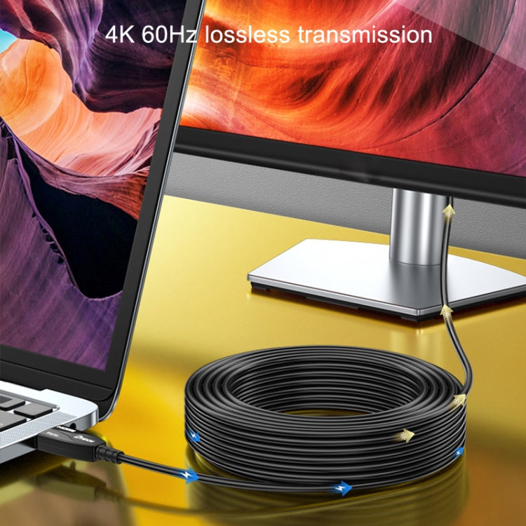 DTECH HDMI 2.0 เวอร์ชันสายไฟเบอร์ออปติคอล 4K 60Hz ทีวีจอใหญ่ การเดินสายไฟ, ความยาว:, 2m, 5m, 10m, 15m, 20m, 25m, 30m, 35m, 40m, 50m, 60m, 70m, 80m, 90m, 100m