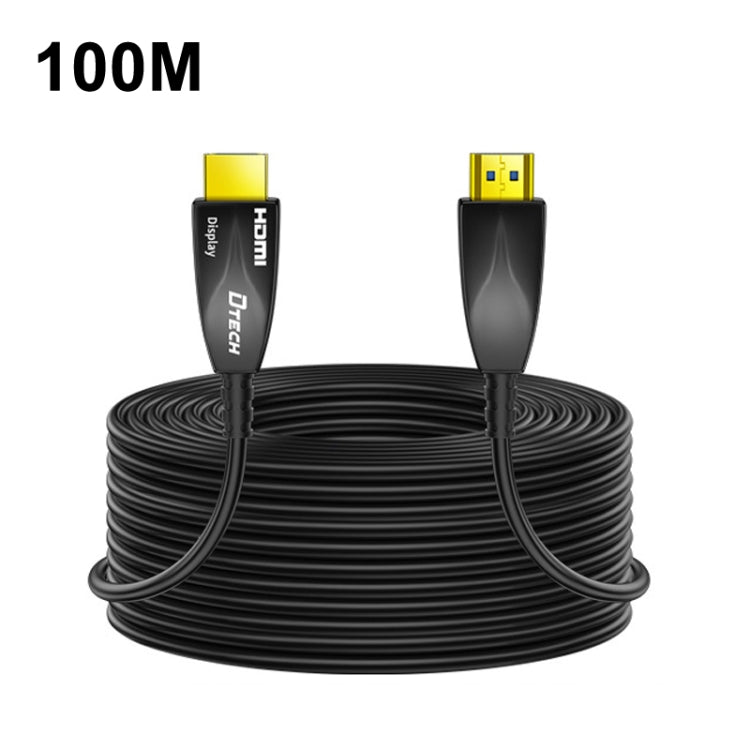 DTECH HDMI 2.0 เวอร์ชันสายไฟเบอร์ออปติคอล 4K 60Hz ทีวีจอใหญ่ การเดินสายไฟ, ความยาว:, 2m, 5m, 10m, 15m, 20m, 25m, 30m, 35m, 40m, 50m, 60m, 70m, 80m, 90m, 100m