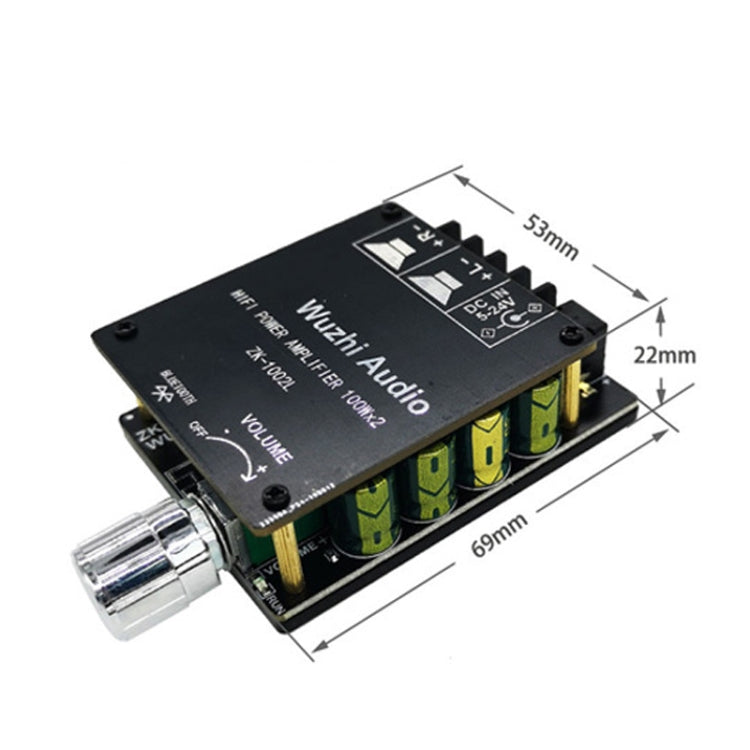 ZK-1002L มินิบอร์ดเครื่องขยายเสียงบลูทูธพลังงานสูงพร้อมปุ่มปรับระดับเสียง, ZK-1002L