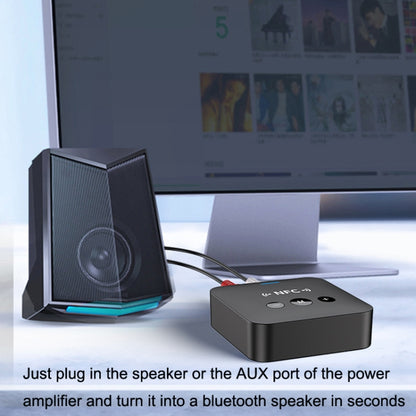 AFK-A10 NFC ตัวรับสัญญาณบลูทูธเครื่องส่งสัญญาณ AUX ตัวรับสัญญาณลำโพงรถยนต์
