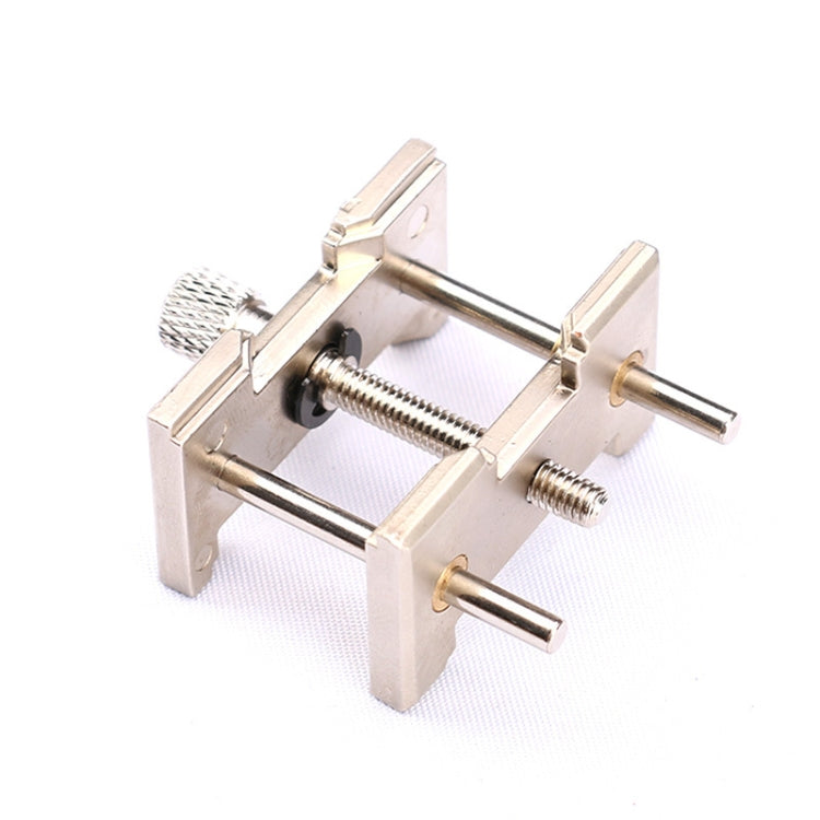2 in 1 Watch Movement Holder Clip Base Metal Multi Function Vise Clamp, 2 In 1 Watch Movement Holder