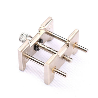 2 in 1 Watch Movement Holder Clip Base Metal Multi Function Vise Clamp, 2 In 1 Watch Movement Holder