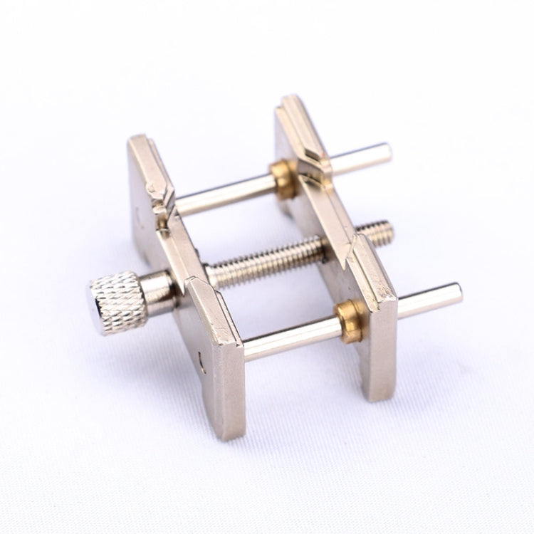 2 in 1 Watch Movement Holder Clip Base Metal Multi Function Vise Clamp, 2 In 1 Watch Movement Holder