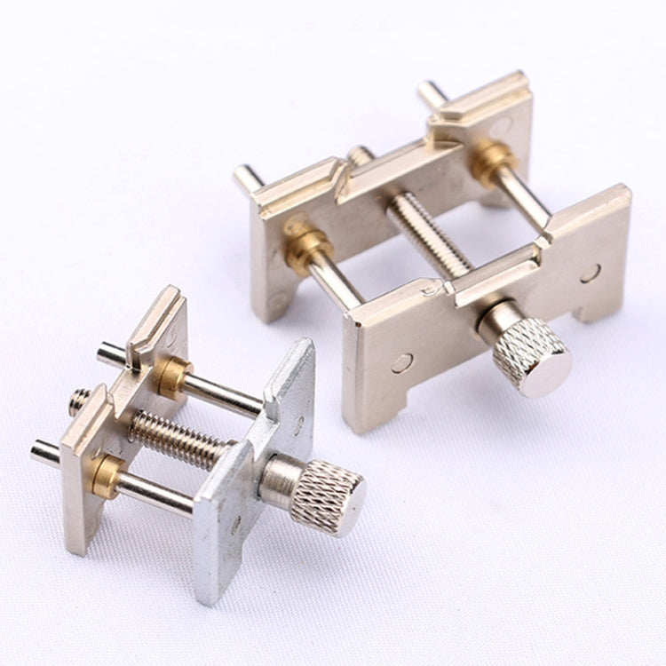 2 in 1 Watch Movement Holder Clip Base Metal Multi Function Vise Clamp, 2 In 1 Watch Movement Holder