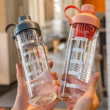 2 ชิ้นฤดูร้อนแบบพกพาชาทนอุณหภูมิสูงรั่วถ้วยพลาสติก, 550ml, 650ml