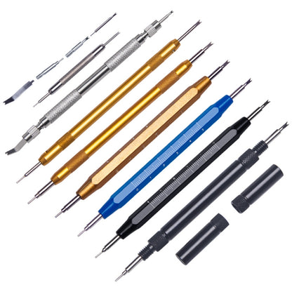 10pcs Single-headed Watch Repair เครื่องมือ Ear Batch Replacement Watch Strap Tool, 10 Pair Silver, 10 Pair Golden, 5 PCS Screw Gold, 5 PCS With Scale Blue, With Scale Golden, 5 PCS With Scale  Black, With Packaging  A, With Packaging B                ...