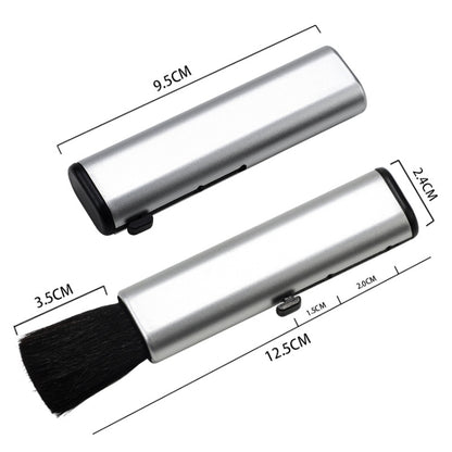 10 PCS Car Air Conditioner Air Outlet แปรงทำความสะอาดแบบยืดหดได้, 10PCS+Black, 10PCS+Silver
