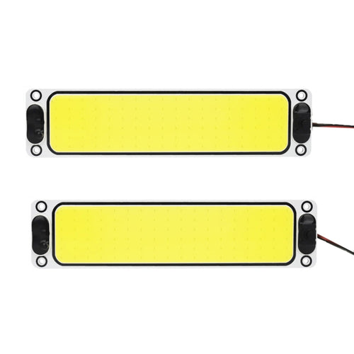 2PCS รถ Cab LED ไฟอ่านหนังสือ COB รถบรรทุกไฟภายในโดมโคมไฟ, Car LED Reading Light