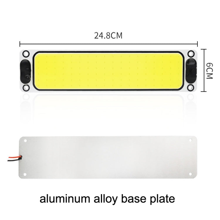 2PCS รถ Cab LED ไฟอ่านหนังสือ COB รถบรรทุกไฟภายในโดมโคมไฟ, Car LED Reading Light
