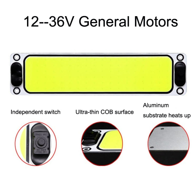 2PCS รถ Cab LED ไฟอ่านหนังสือ COB รถบรรทุกไฟภายในโดมโคมไฟ, Car LED Reading Light