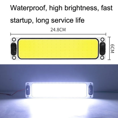 2PCS รถ Cab LED ไฟอ่านหนังสือ COB รถบรรทุกไฟภายในโดมโคมไฟ, Car LED Reading Light