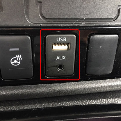 รถดัดแปลง AUX + USB ซ็อกเก็ตอุปกรณ์ปรับแต่งเสียงสายต่อ USB 3.5 มม, AUX+USB