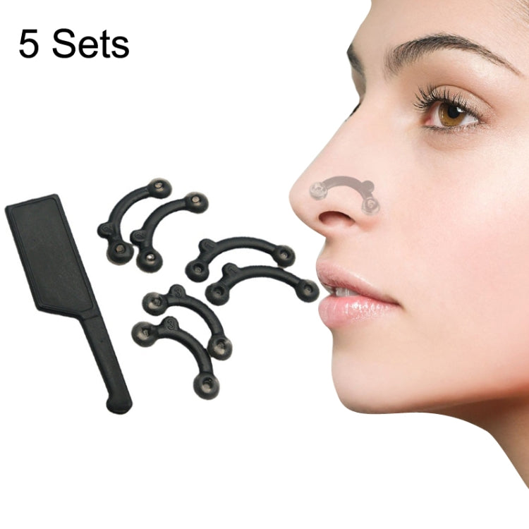 5 ชุด Nose Beauty 3D แผ่นซิลิโคนที่มองไม่เห็น Nose Bridge Booster