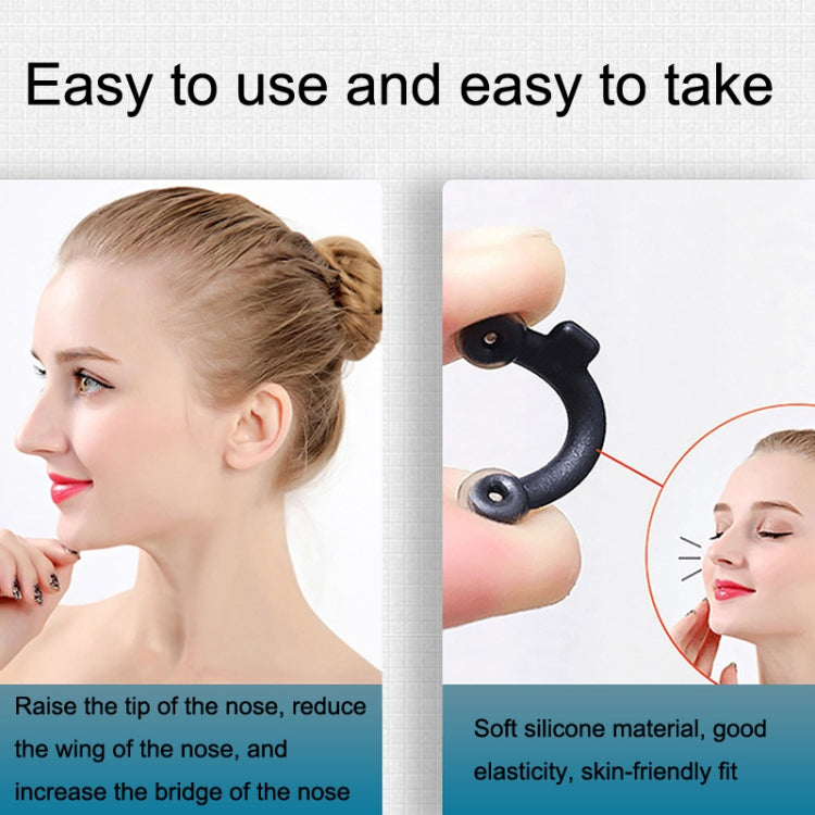 5 ชุด Nose Beauty 3D แผ่นซิลิโคนที่มองไม่เห็น Nose Bridge Booster