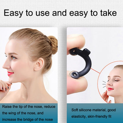 5 ชุด Nose Beauty 3D แผ่นซิลิโคนที่มองไม่เห็น Nose Bridge Booster