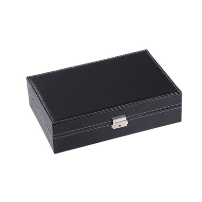 8-Bit Watch Display Storage Boxสร้อยคอแหวนกล่องเครื่องประดับพร้อมกระจก, 8-Bit Watch Display Box