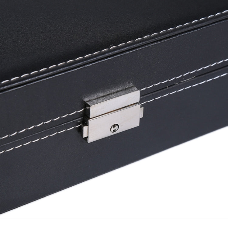 8-Bit Watch Display Storage Boxสร้อยคอแหวนกล่องเครื่องประดับพร้อมกระจก, 8-Bit Watch Display Box