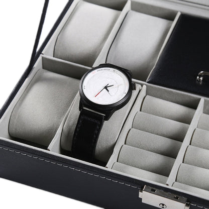 8-Bit Watch Display Storage Boxสร้อยคอแหวนกล่องเครื่องประดับพร้อมกระจก, 8-Bit Watch Display Box
