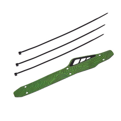 ZTTO 2 PCS Mountain Bike Plastic Chain Guard เกียร์ขี่, สีส้ม, สีเขียว, สีดำ