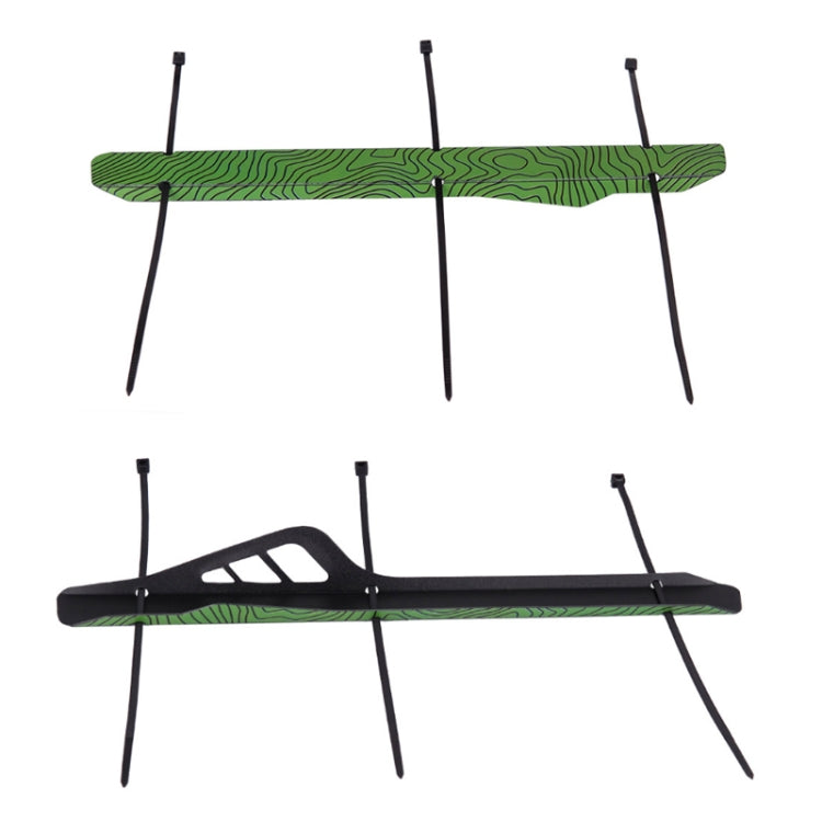 ZTTO 2 PCS Mountain Bike Plastic Chain Guard เกียร์ขี่, สีส้ม, สีเขียว, สีดำ