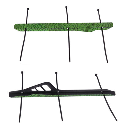 ZTTO 2 PCS Mountain Bike Plastic Chain Guard เกียร์ขี่, สีส้ม, สีเขียว, สีดำ