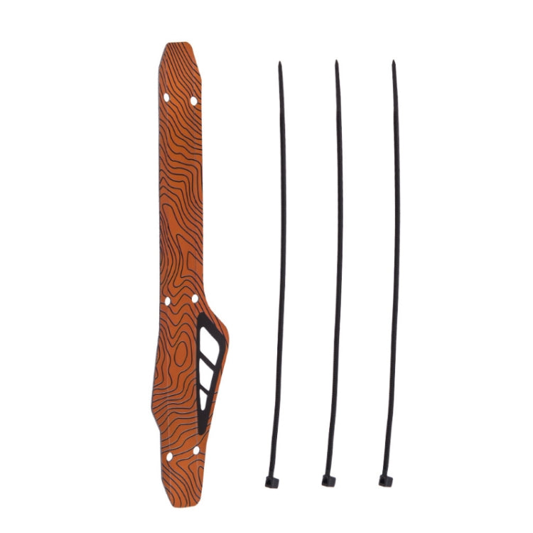 ZTTO 2 PCS Mountain Bike Plastic Chain Guard เกียร์ขี่, สีส้ม, สีเขียว, สีดำ
