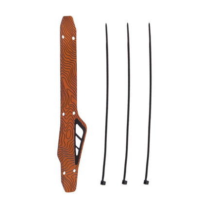 ZTTO 2 PCS Mountain Bike Plastic Chain Guard เกียร์ขี่, สีส้ม, สีเขียว, สีดำ