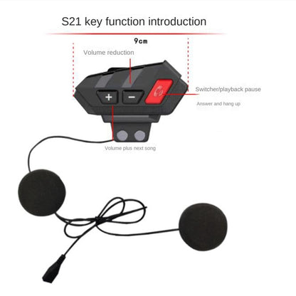 S21 ชุดหูฟัง Bluetooth Intercom ของหมวกกันน็อค, ข้อมูลจำเพาะ:, S21