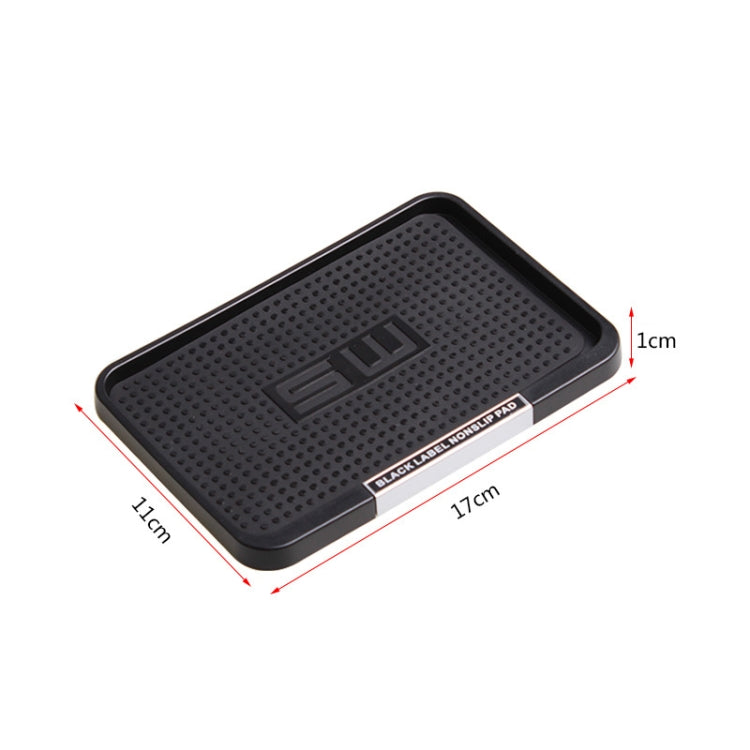 2 PCS SHUNWEI SD-1030 Car Universal Anti-skid Pad Storage Tray, SD-1030 Black