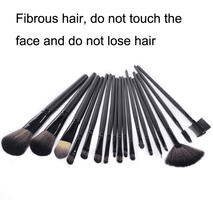 ชุดแปรงแต่งหน้า Loose Powder Brush เครื่องมือแต่งหน้า, 15 PCS / Set Black, 15 PCS / Set Wood Color, 18 PCS / Set Wood Color
