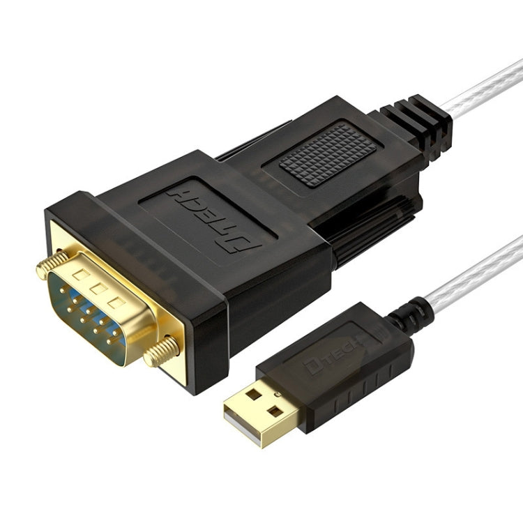 DTECH DT-5002A 1.8m USB To RS232 Serial Line DB9 เข็มพอร์ต COM, 1.8m