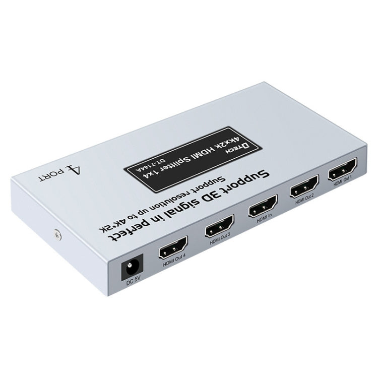 DTECH DT-7144A HDMI 2.0 1 In 4 Out 4K X 2K HD Video Splitter, ปลั๊ก CN, DT-7144A