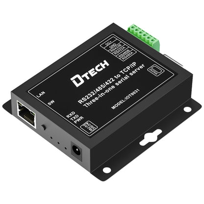 DTECH IOT9031 RS232/485/422 ถึง TCP 3 ใน 1 เซิร์ฟเวอร์อนุกรม, ปลั๊ก CN, IOT9031 RS232/485/422 To TCP