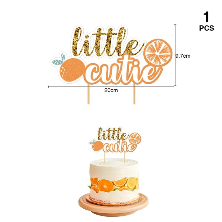 Citrus Pattern ตกแต่งงานเลี้ยงวันเกิดเด็ก, Baby Birthday Party Decoration