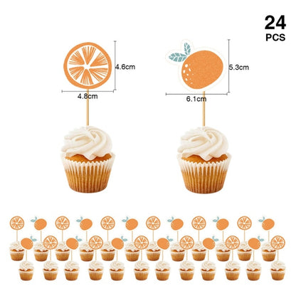 Citrus Pattern ตกแต่งงานเลี้ยงวันเกิดเด็ก, Baby Birthday Party Decoration
