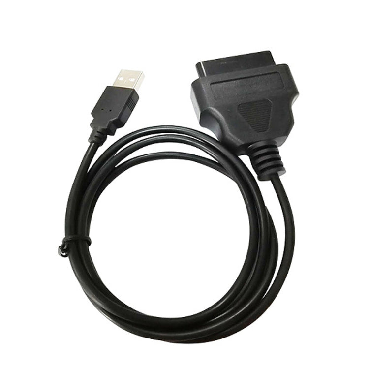 16PIN USB AM เป็น OBD2 สายแปลงหญิงรถสายวินิจฉัยคอมพิวเตอร์, 16PIN