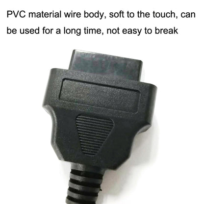 16PIN USB AM เป็น OBD2 สายแปลงหญิงรถสายวินิจฉัยคอมพิวเตอร์, 16PIN